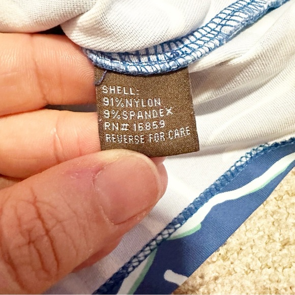 J. McLaughlin• blue zebra print top size small - Picture 12 of 13